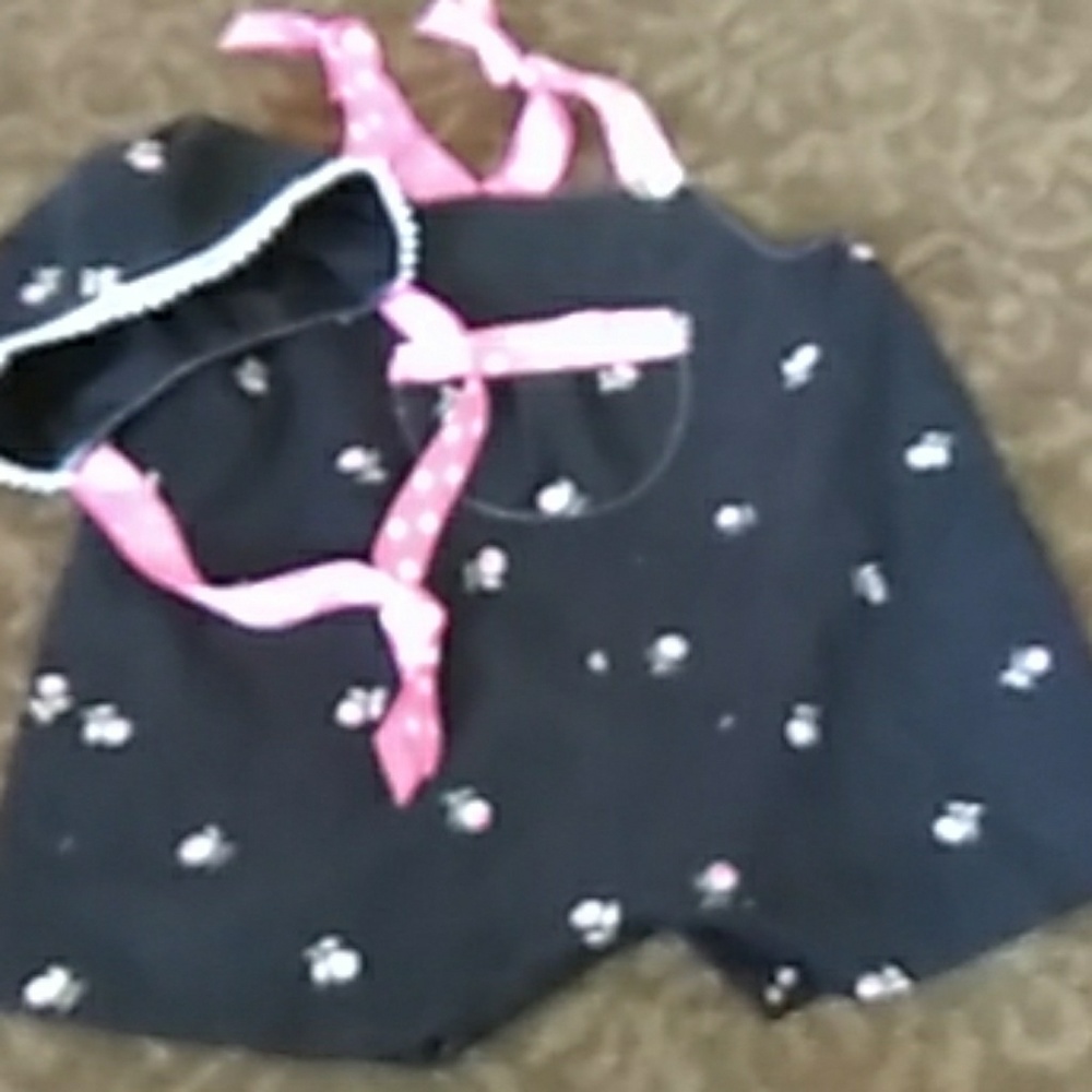 Toddler Romper and Bonnet